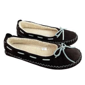 rePosh - L.L. Bean Brown and Blue Women's Slippers